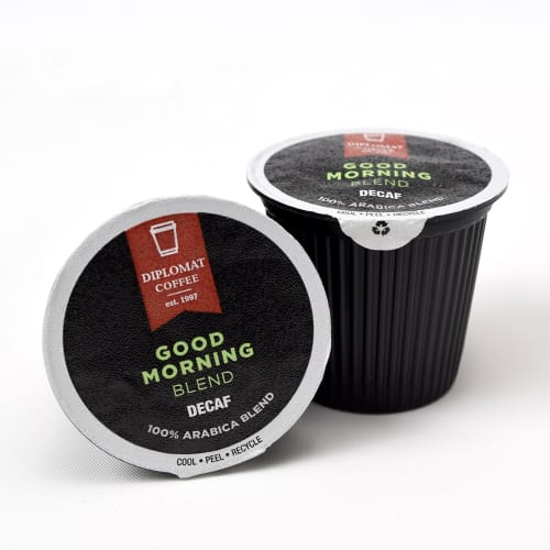 Café Diplomat Good Morning Blend, Cápsula Individual, Descafeinado